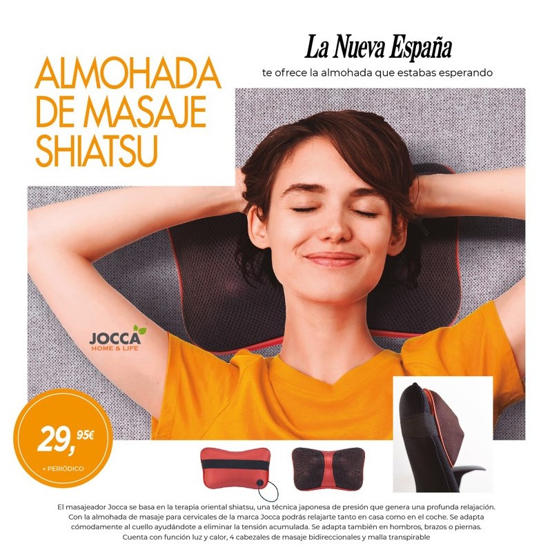 ALMOHADA DE MASAJE SHIATSU