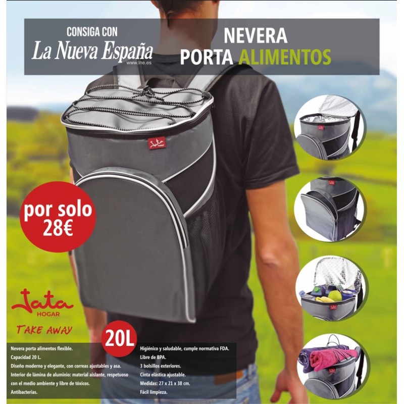 MOCHILA NEVERA PORTA ALIMENTOS