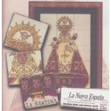Cuadro De La Virgen De Covadonga - La Santina - Cerámica Enmarcada