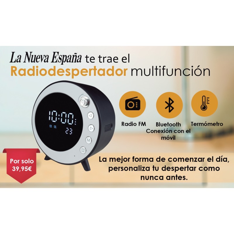 RADIO DESPERTADOR MULTIFUNCION SMART BEEP