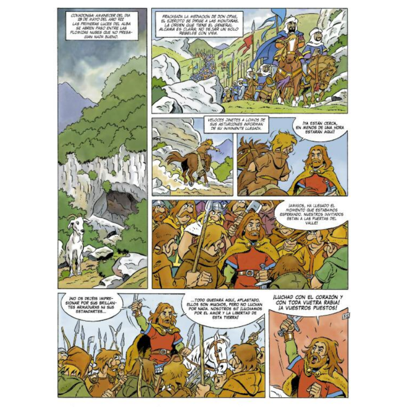 El Cómic del Rey Pelayo - Exclusivo de LA NUEVA ESPAÑA