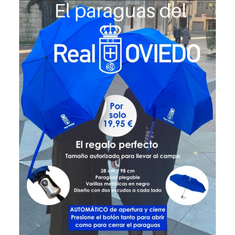Paraguas Del Real Oviedo - El Mejor Regalo