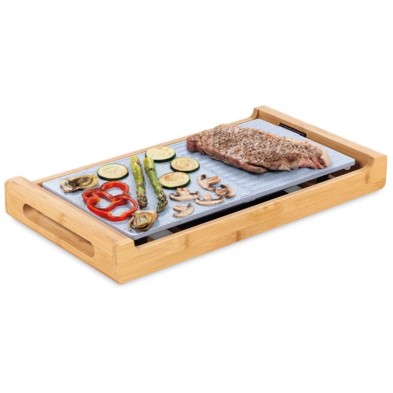 PLANCHA DE ASAR ELECTRICA BASE BAMBU