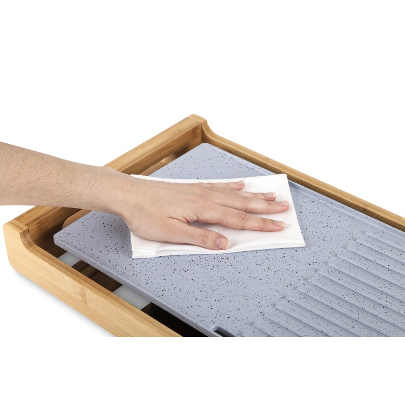 PLANCHA DE ASAR ELECTRICA BASE BAMBU