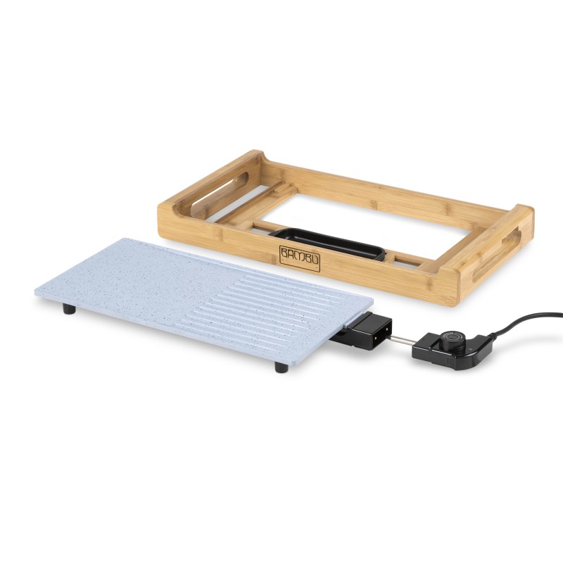 PLANCHA DE ASAR ELECTRICA BASE BAMBU