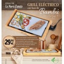 PLANCHA DE ASAR ELECTRICA BASE BAMBU